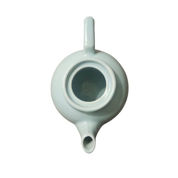 Vintage Tiffany Blue MCM Hall Teapot - No Lid - Repurposed as planter!!! EUC!!!! - Picture 5 of 9